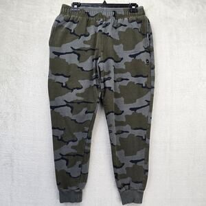 Zero Foxtrot Joggers Mens Medium Camo Fleece Sweatpants Drawstring